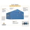 Arrow Storage Products Elite Galvalume Steel Premium Shed Storage Shed, 12 ft x 16 ft, Blue Grey EG1216AN - alternate 5